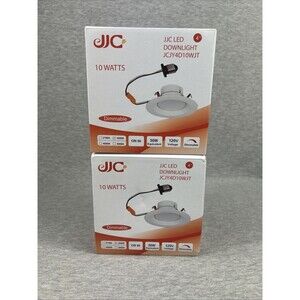 JJC Dimmable LED Panel Light Ceiling Lamp Downlight Round 10W NEW 2 Pack